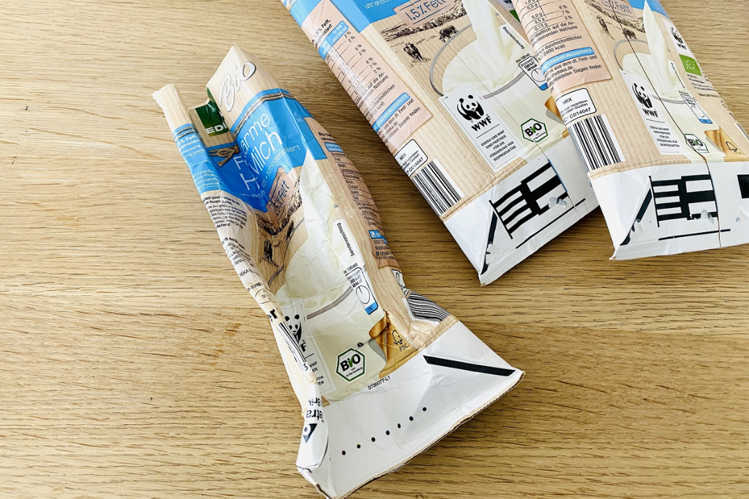 Milchverpackungen richtig recyceln